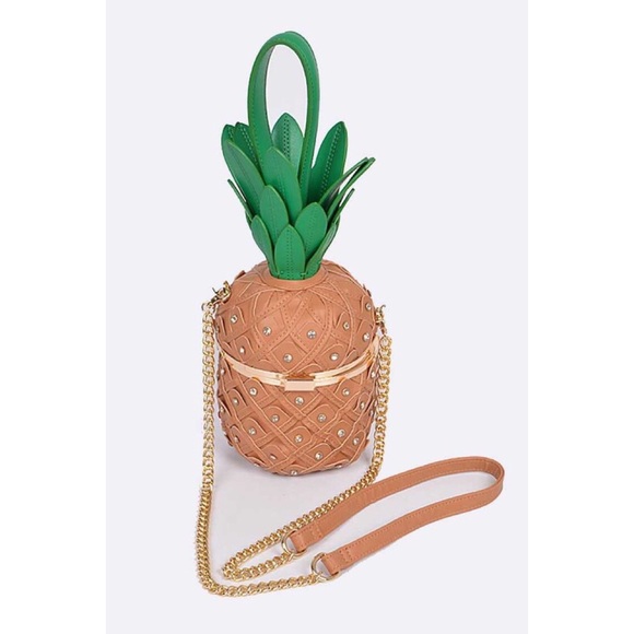 High Quality Key West By The Pool 3d Pineapple Bag Clutch Crossbody - Picture 6 of 13